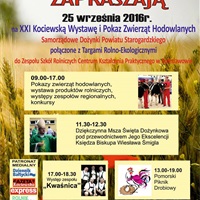 XXI Kociewska Wystawa i Pokaz Zwierząt Hodowlanych oraz Samorządowe Dożynki Powiatu Starogardzkiego